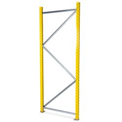 Lagerreol stige H3000 x D1000 mm. RAL1021 Rap yellow - Bygg selv