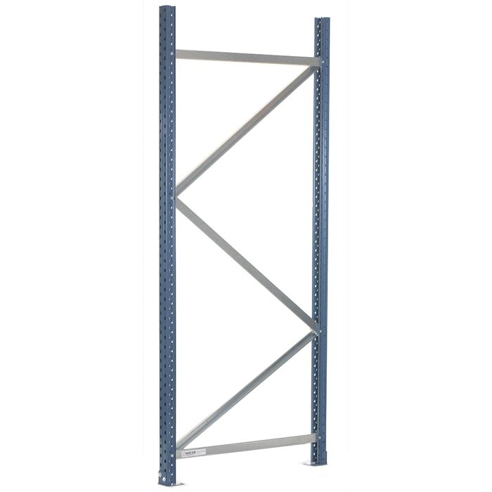 Stige/gavl til pallereol H4000 x D1100 mm (Profiltyp 70). RAL5003 Sapphire blue - 