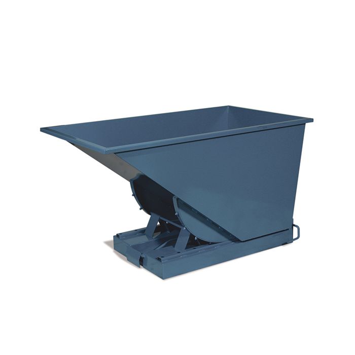 Tippcontainer åpen. 600 L. Blå. RAL5019 Capri blue -